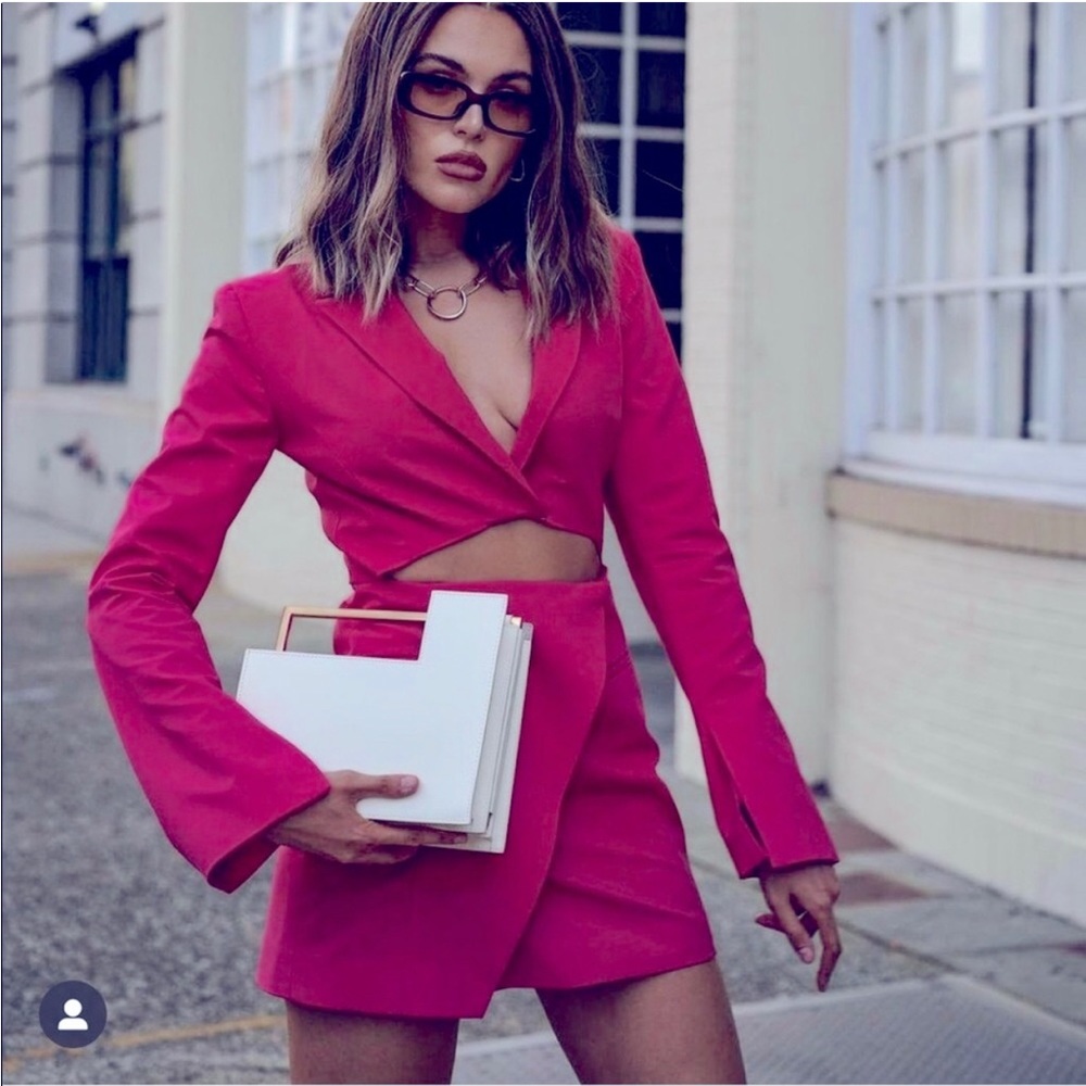 NWT Zara Cut-Out Blazer Dress